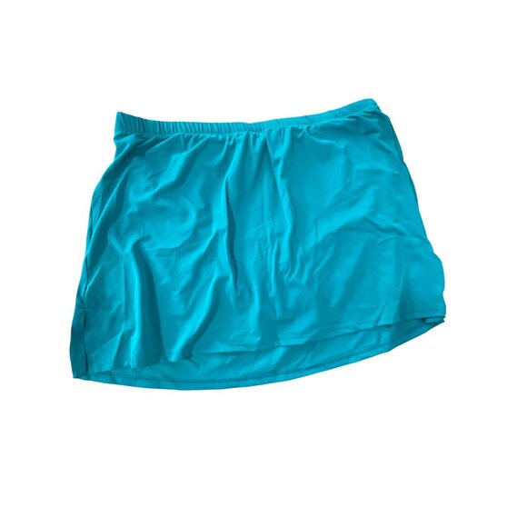 Kim Gravel X Swimsuits For All Swim Skirt Plus Size 18W Teal Summer Beach Resort - Picture 2 of 9